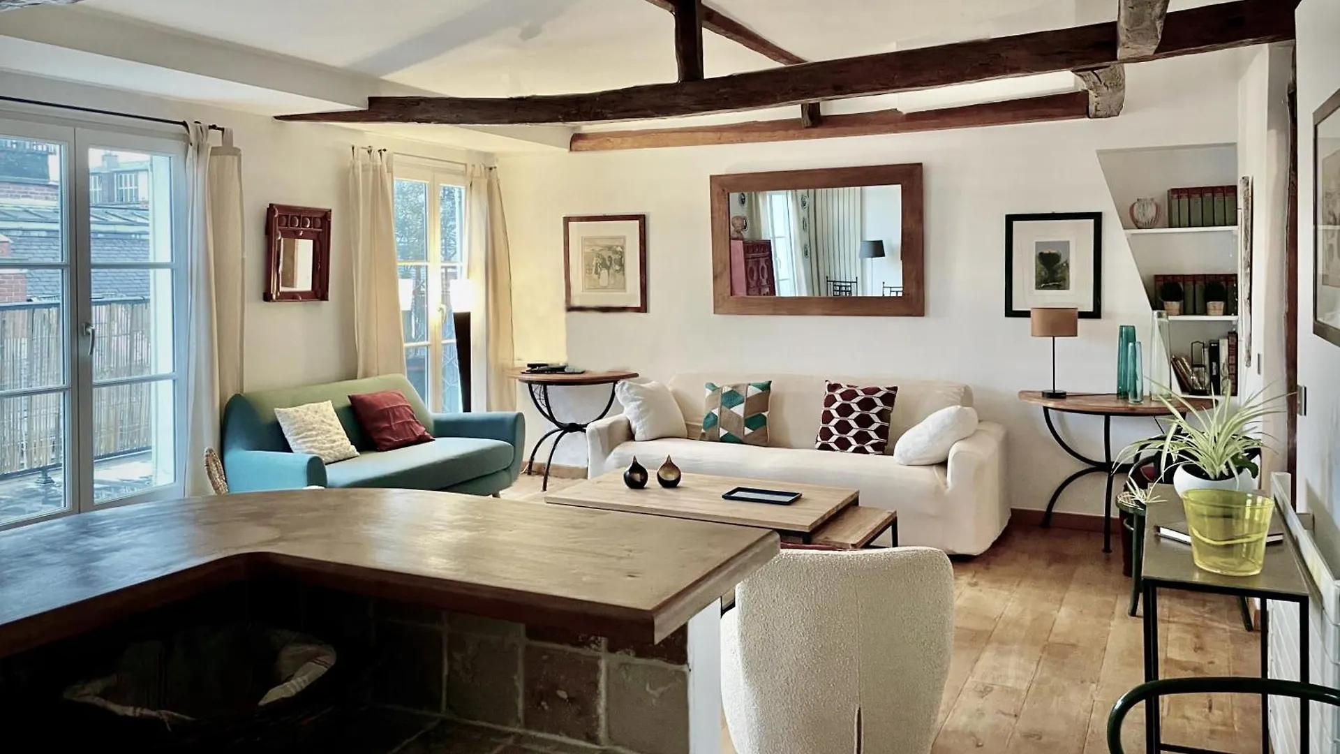 Suite Du Prince, 70 Sqm Ac Lift Terrace Garage Parijs Frankrijk